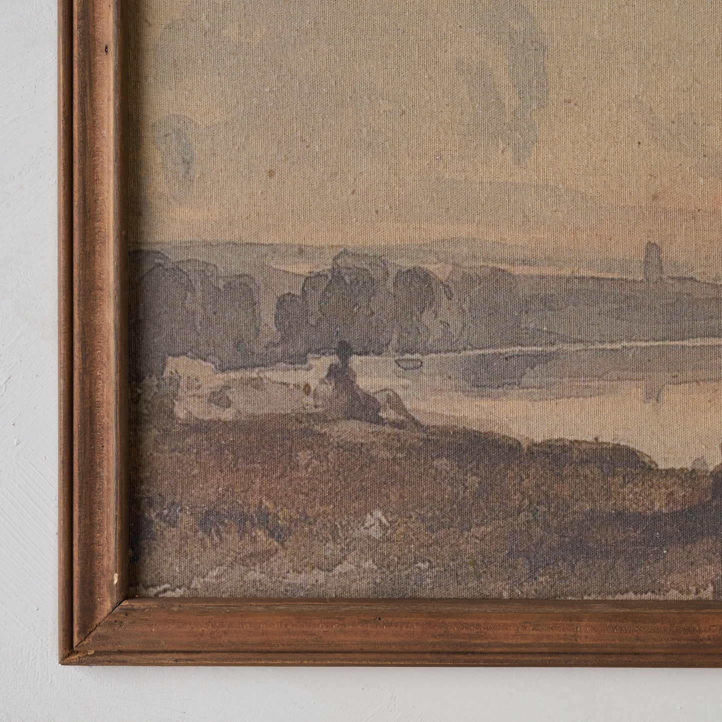 Spring Reflection Framed Print close up 