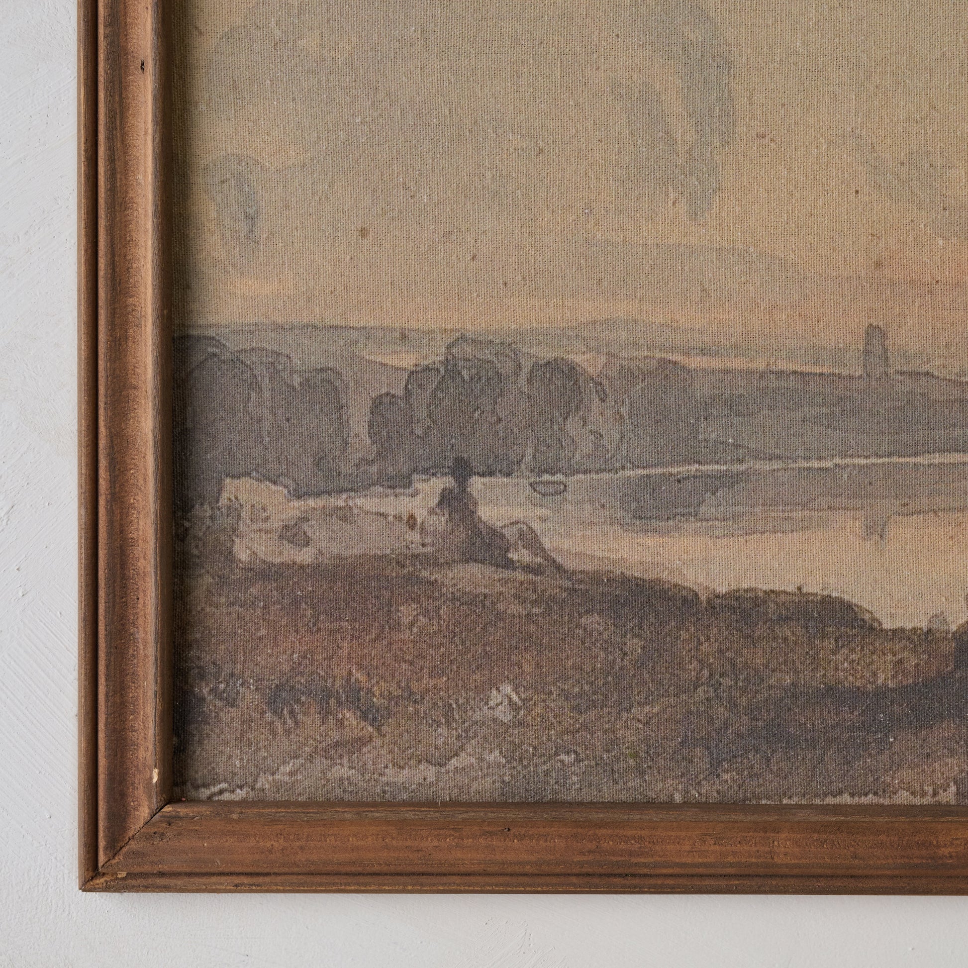 Spring Reflection Framed Print close up 