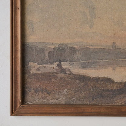 Spring Reflection Framed Print close up 