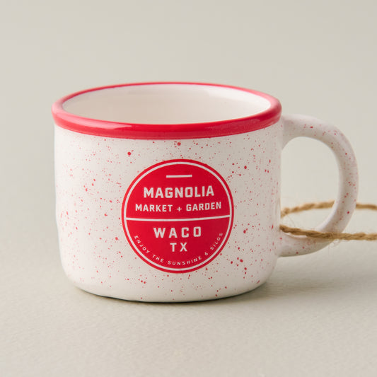 Red Magnolia Campfire Mug Ornament