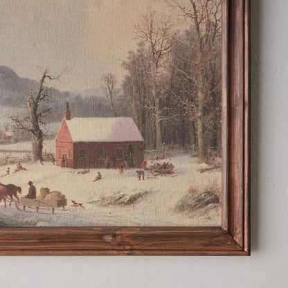 Timeless Country Christmas Framed Print up close