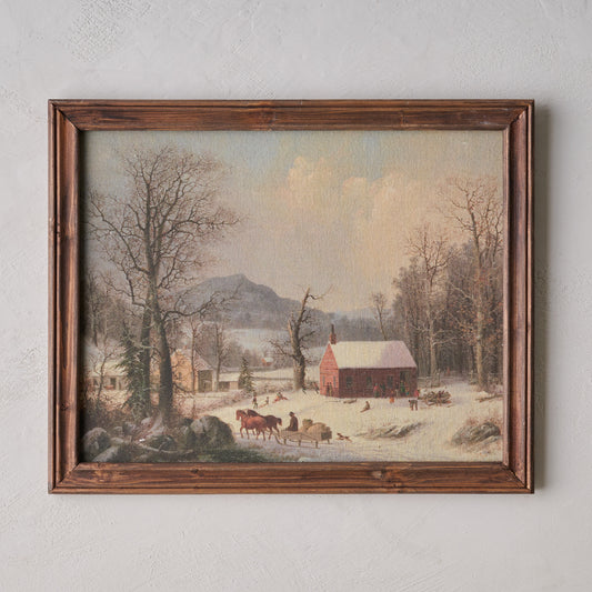 Timeless Country Christmas Framed Print
