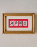 Yuletide Greetings Vintage Stamp Art