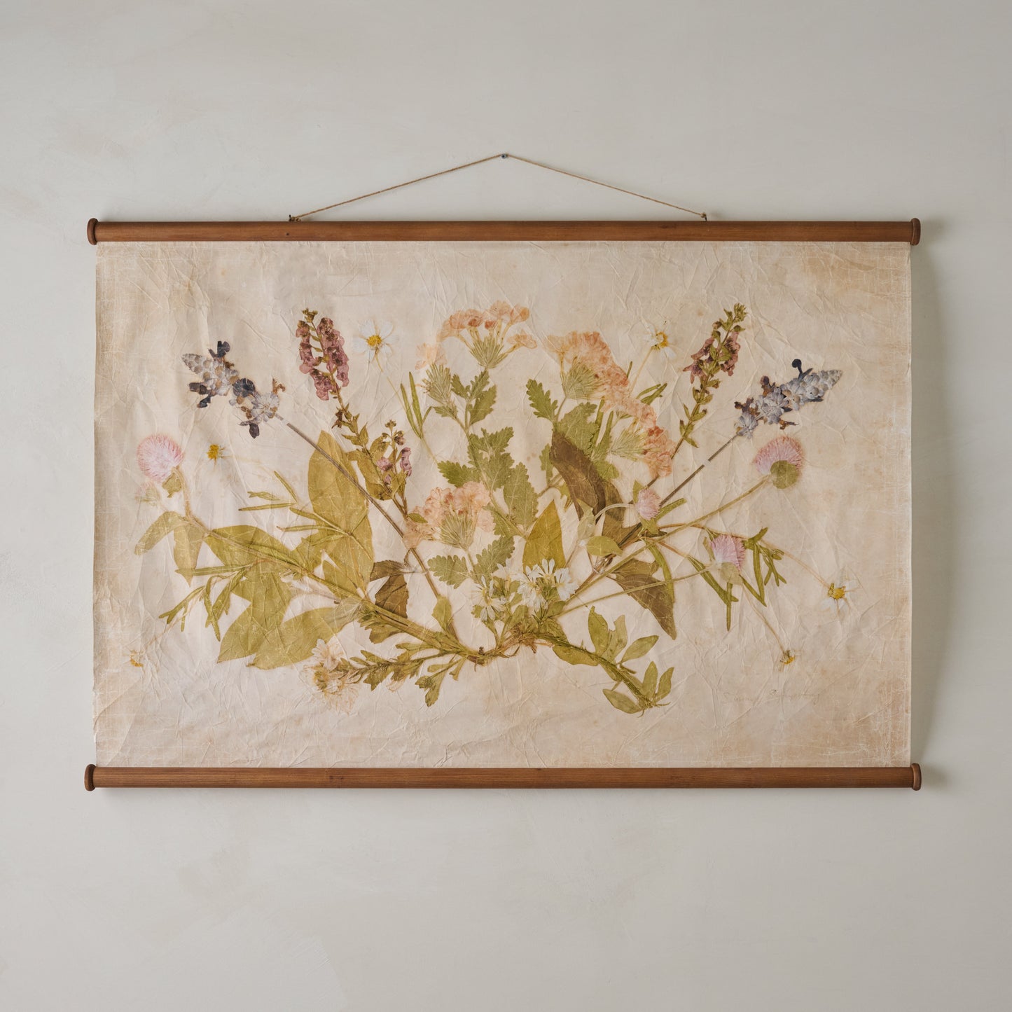 Jo's Hand Pressed Herbarium Tapestry - Seasonal Symphony 