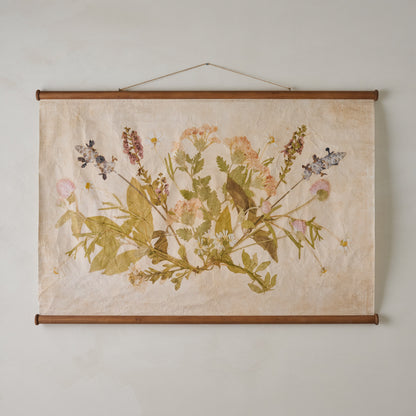 Jo's Hand Pressed Herbarium Tapestry - Seasonal Symphony 