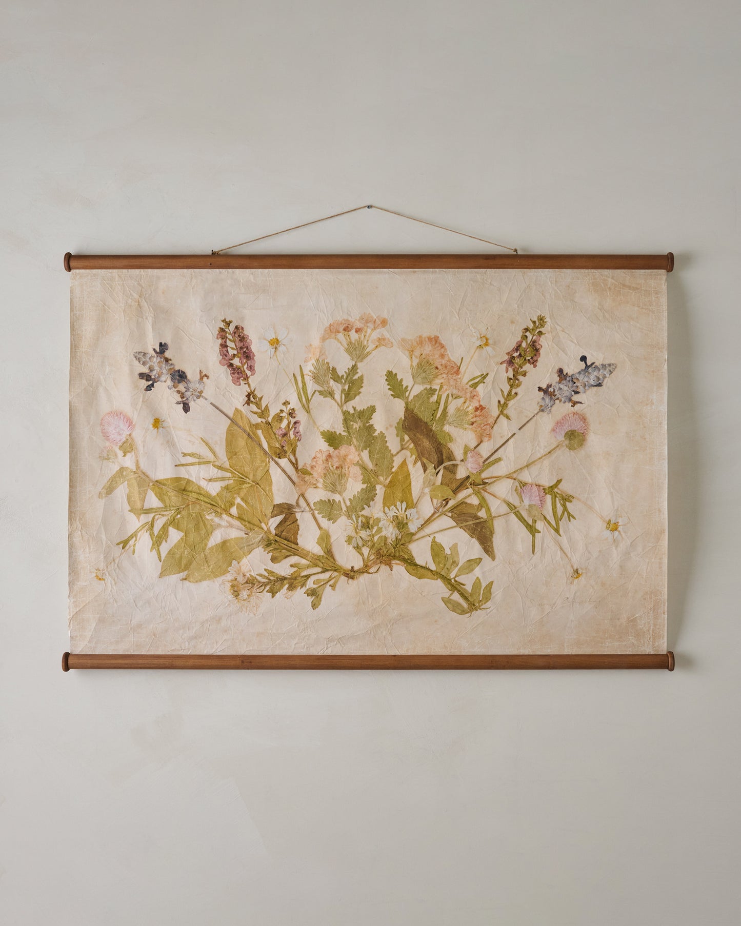 Jo's Hand Pressed Herbarium Tapestry - Seasonal Symphony