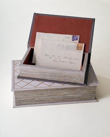 Vintage Inspired Handcrafted Book Box