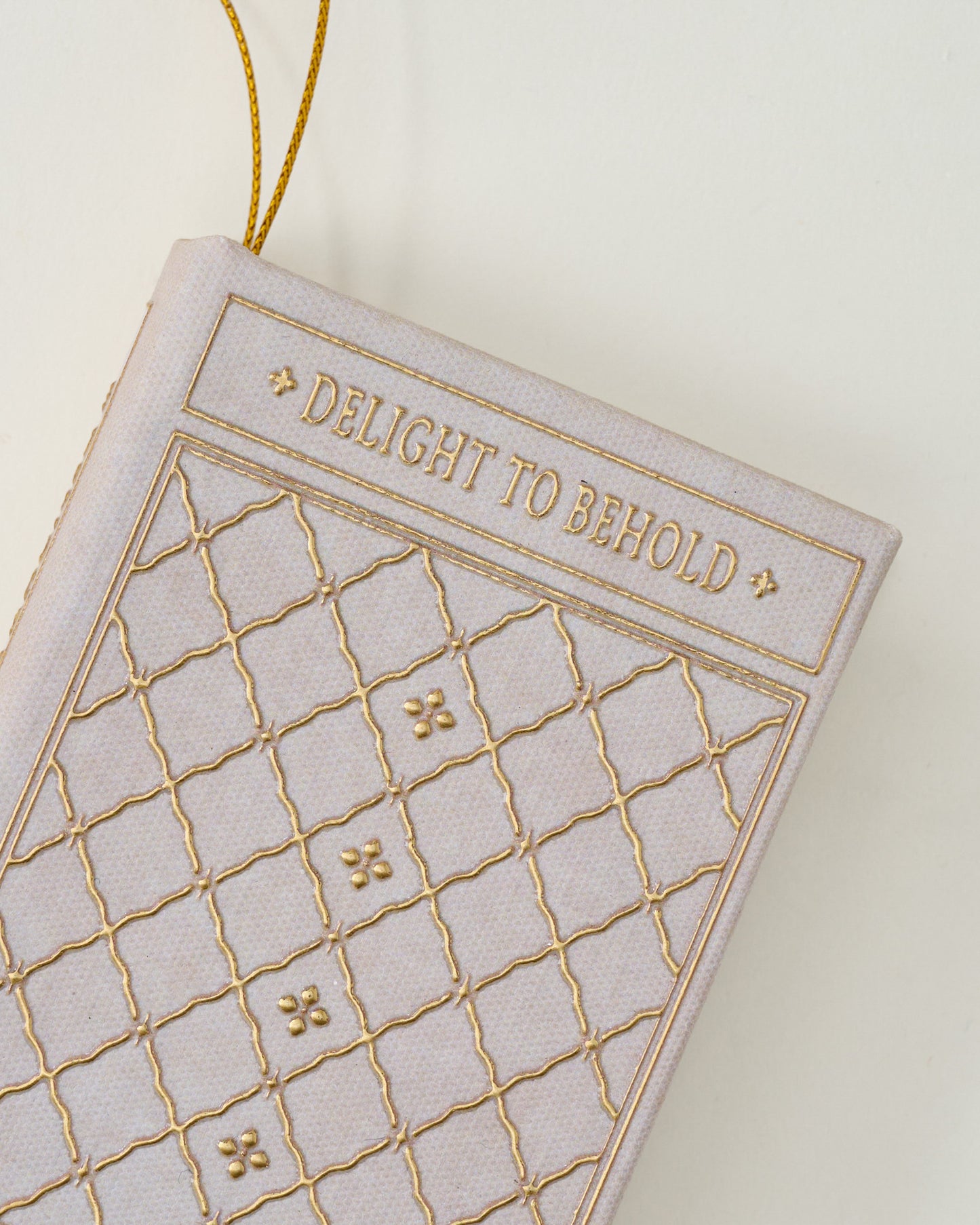 Holiday Vintage Book Box Ornament