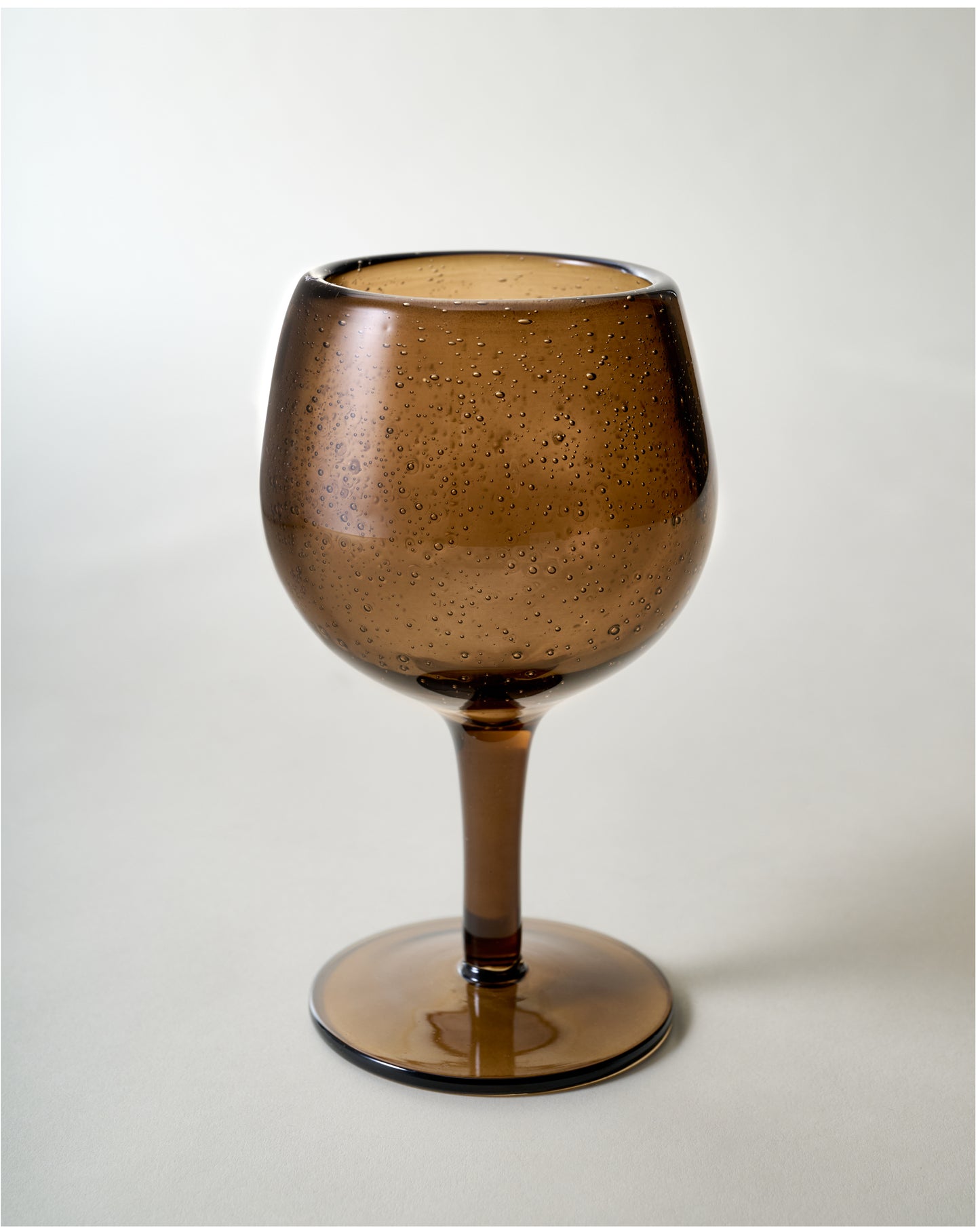 Amber Wine Glass