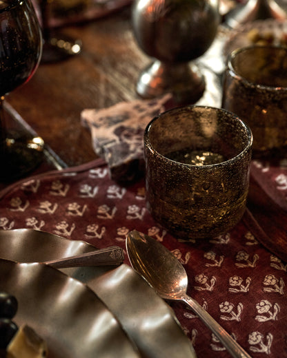 Amber Tumbler on table setting