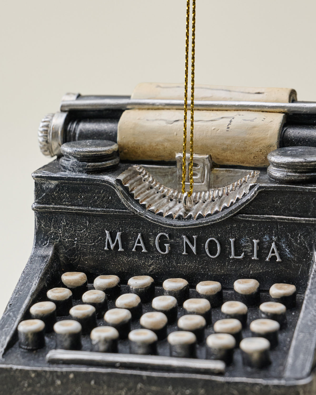 Magnolia Typewriter Ornament