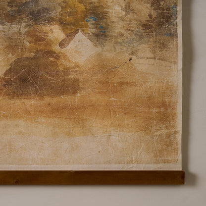 Autumn's Embrace Landscape Tapestry corner up close