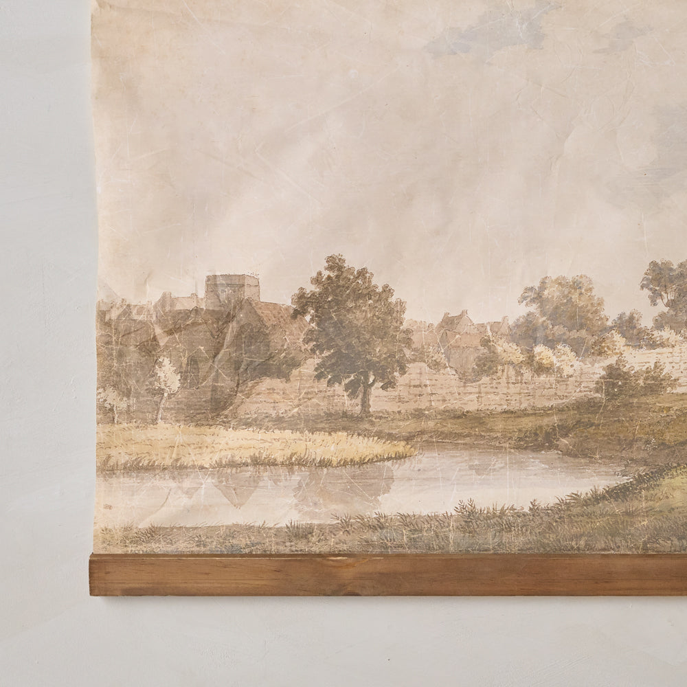 European Countryside Tapestry up close