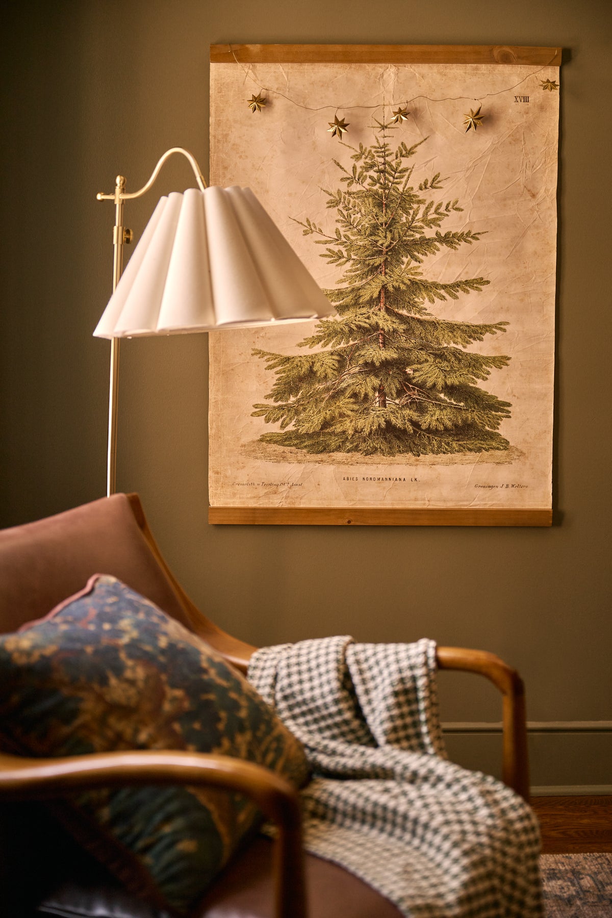 Vintage Christmas Fir Tapestry