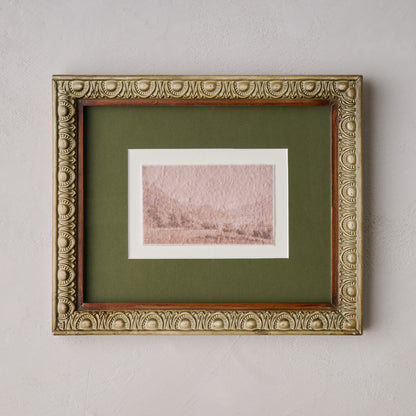 Evergreen Echoes Framed Print