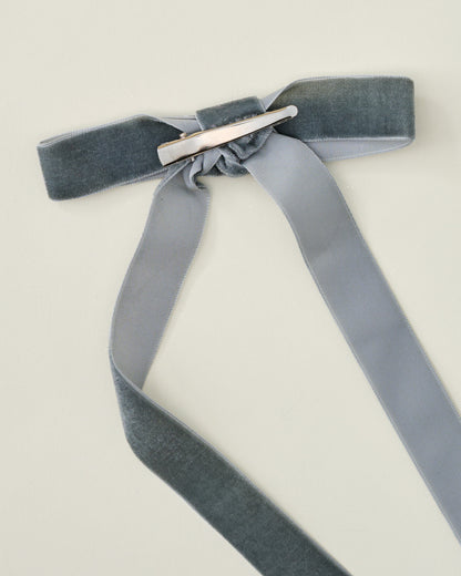Velvet Bow Ornament Clip, Set of 10
