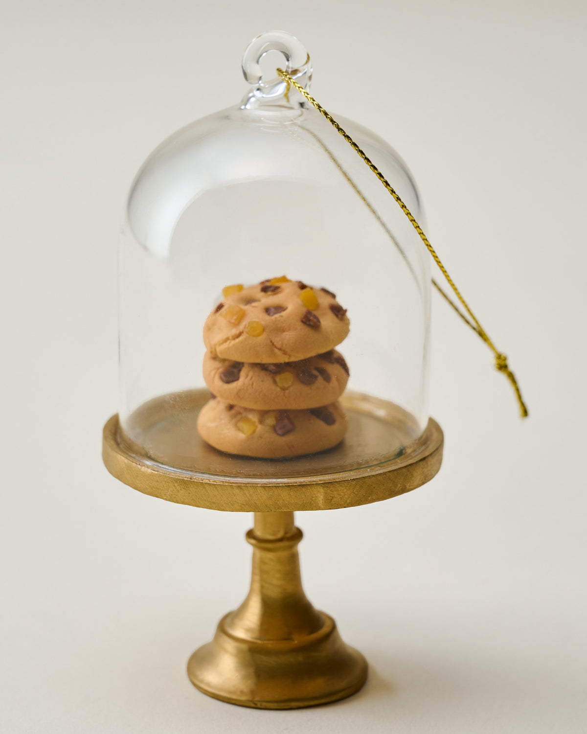 Magnolia Cookies on Cake Stand Ornament