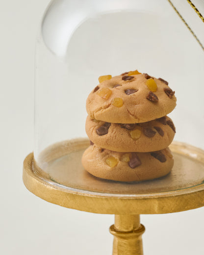 Magnolia Cookies on Cake Stand Ornament