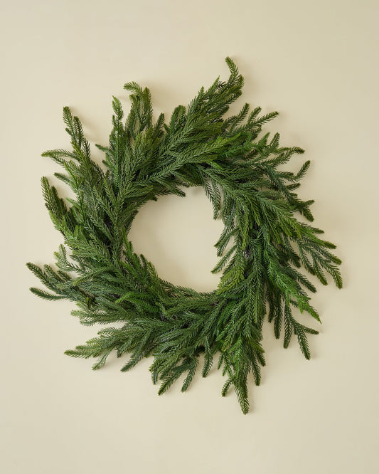 Real Touch Norfolk Pine Wreath