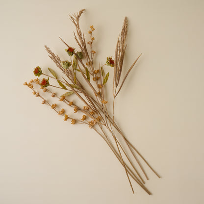 Autumnal Mixed Floral Bouquet in Copper