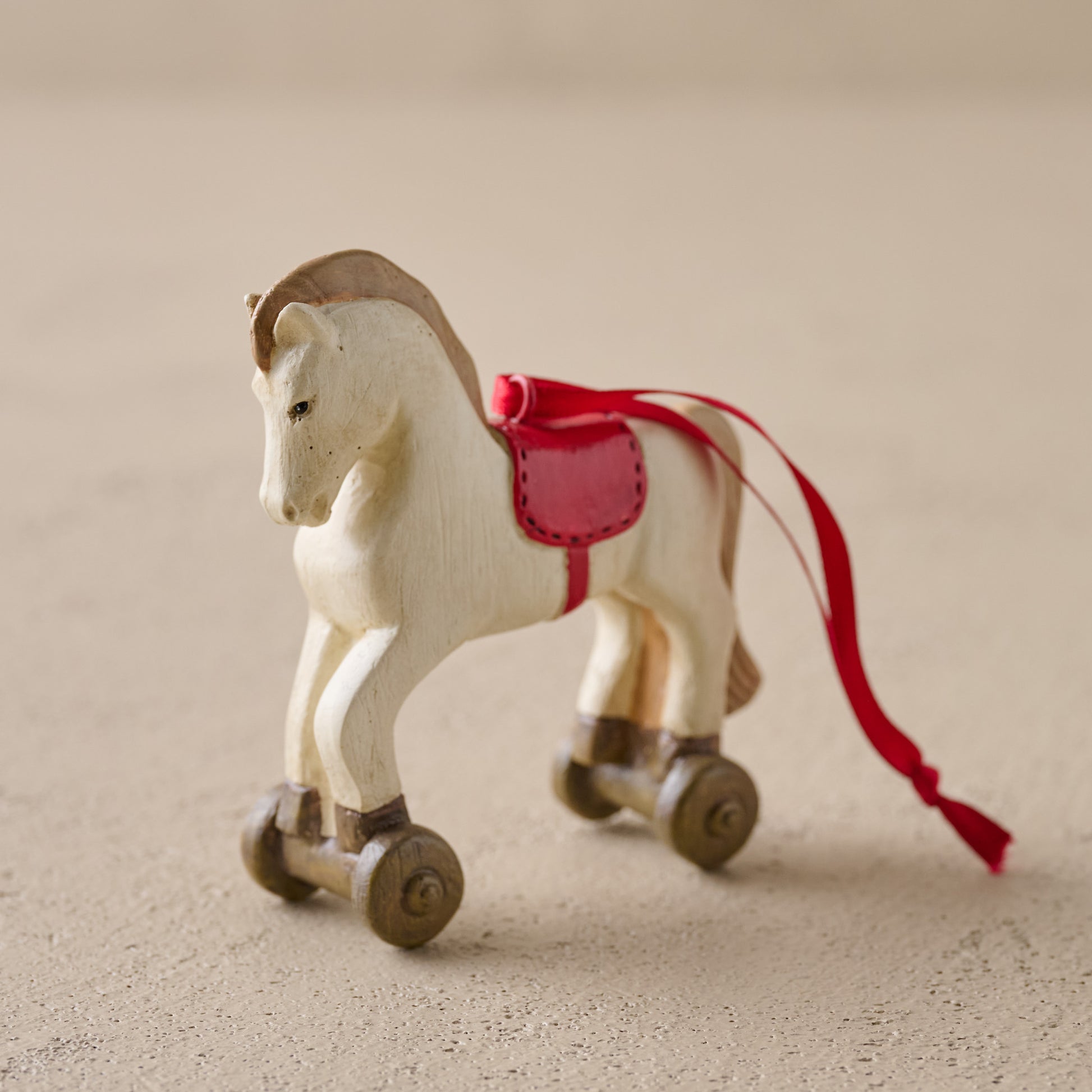 Vintage-Inspired Rocking Horse Ornament