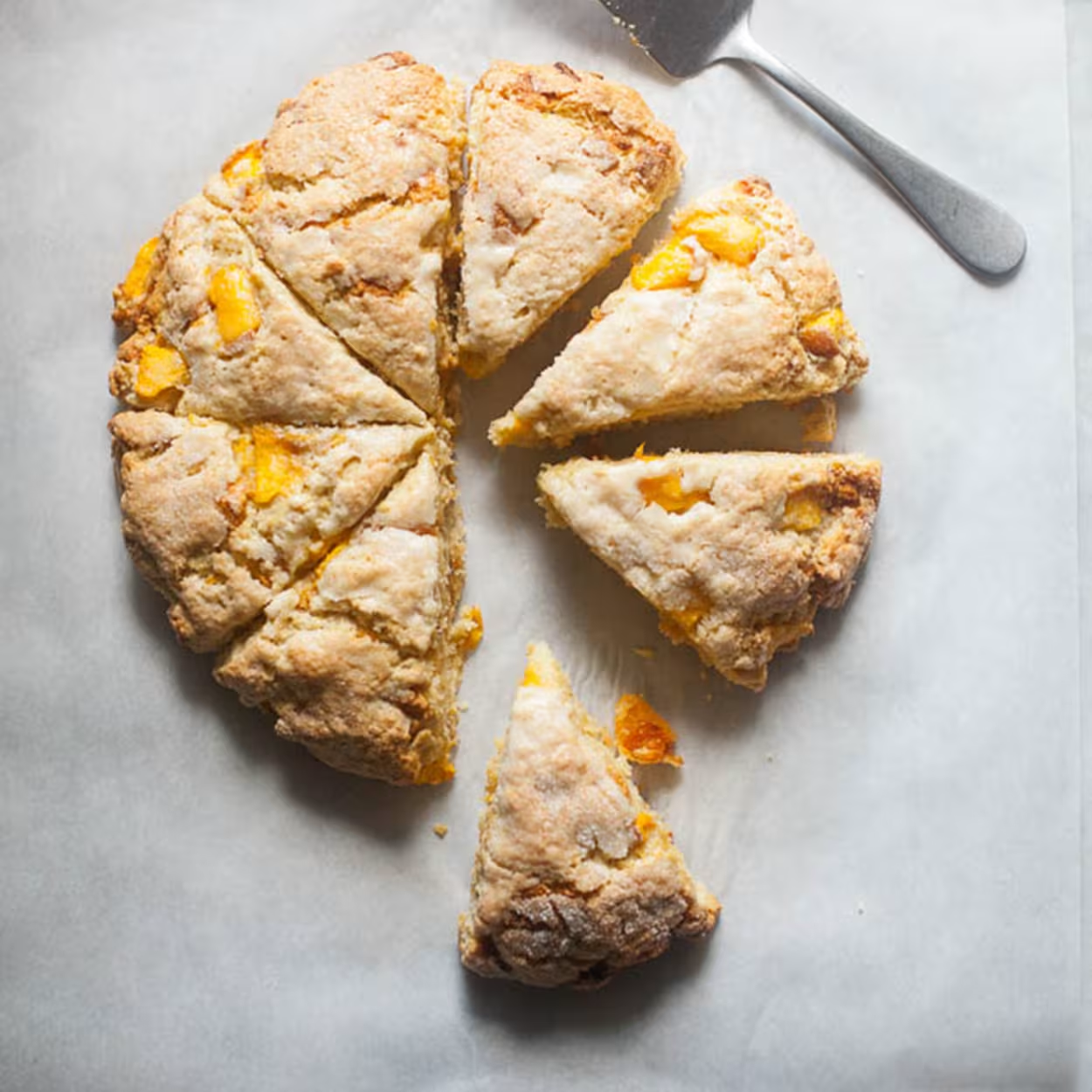 Eight squash scones