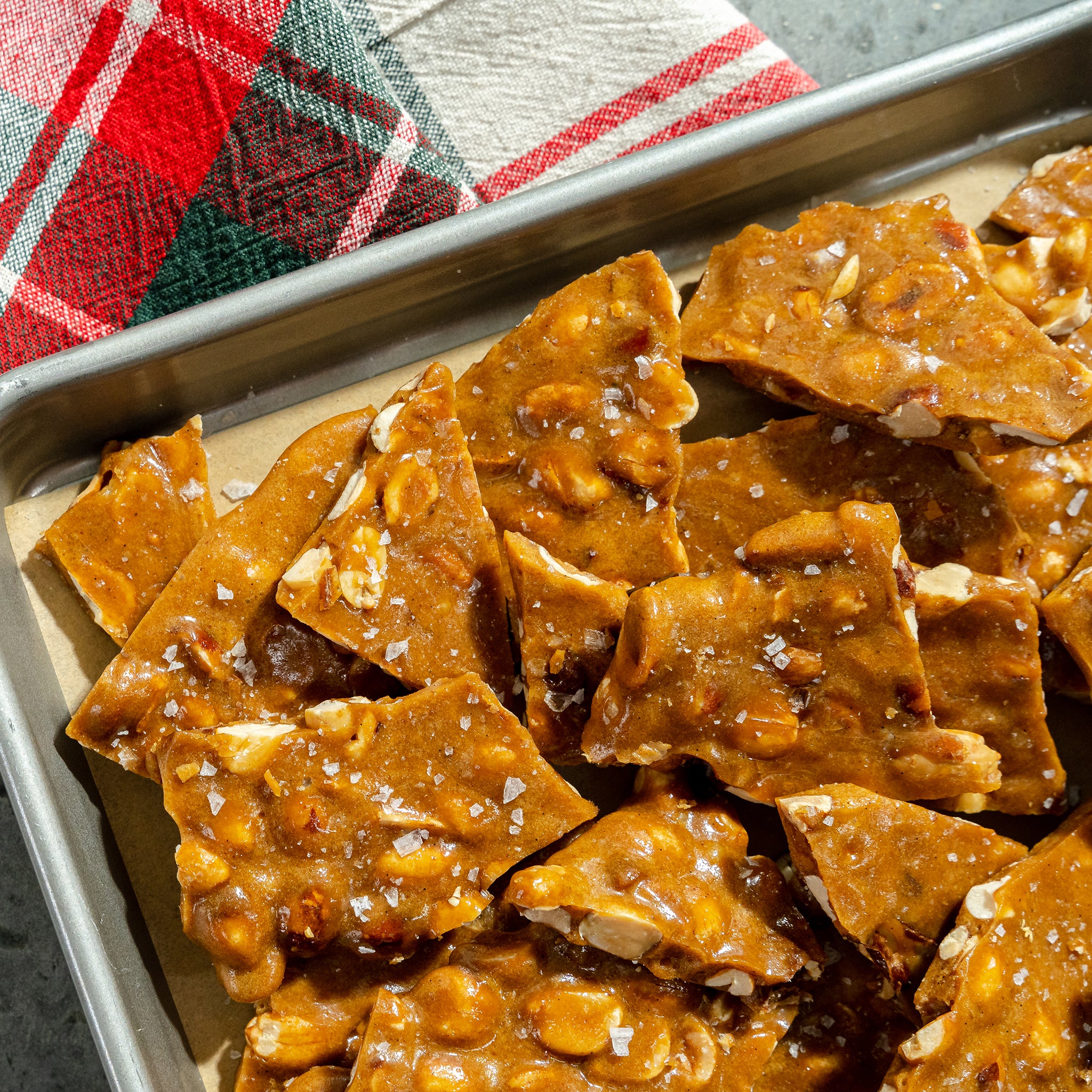 Joanna Gaines's Salted Carmel Peanut Brittle