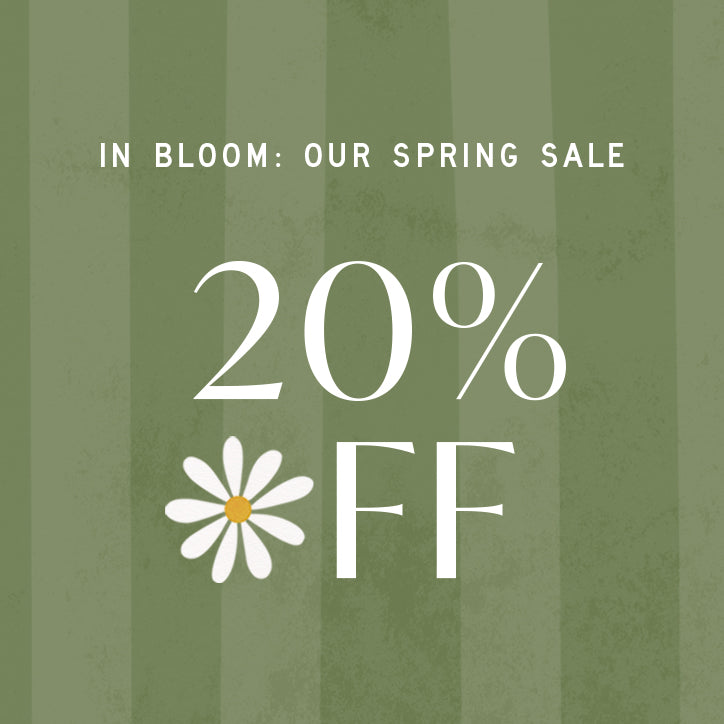 In bloom: our spring sale.  20% off. Decor, kitchen, bedding, furniture and more.  shop the sale.  some exclusions.
