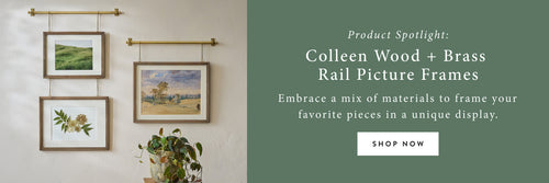 Product Spotight: Colleen Wood + Brass Rail Picture Frames - SHOP NOW