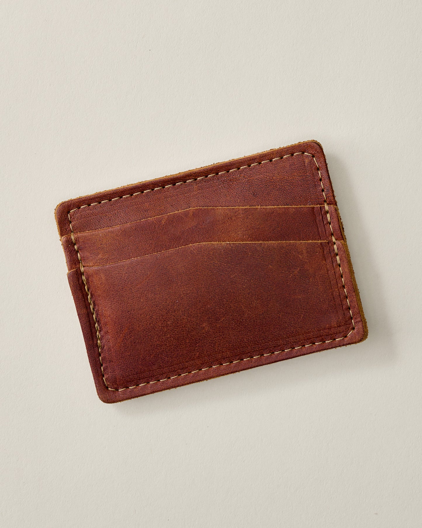 The Levi Fine Leather Horizontal Magnetic Money Clip Wallet