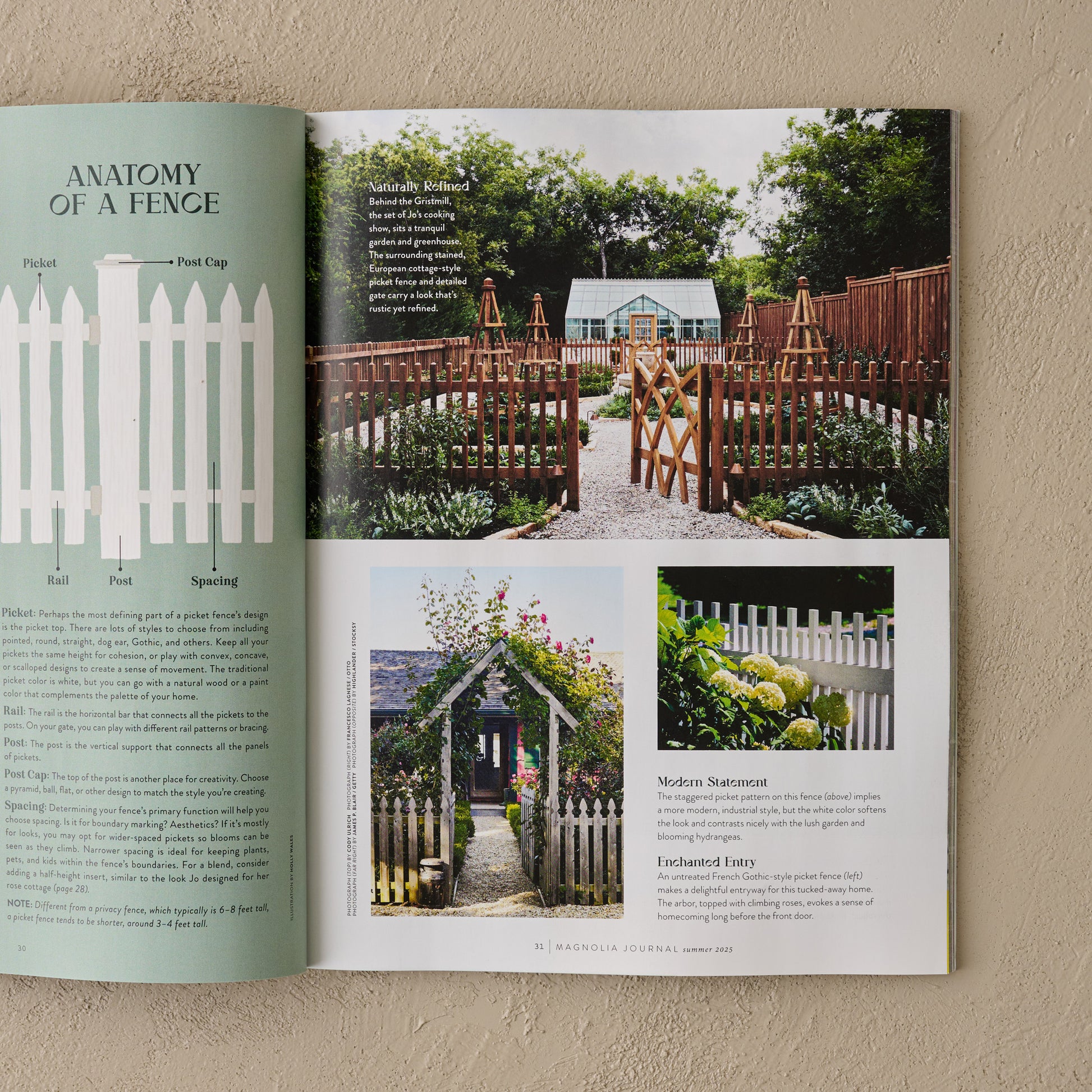 Magnolia Journal Summer 2025 fence story