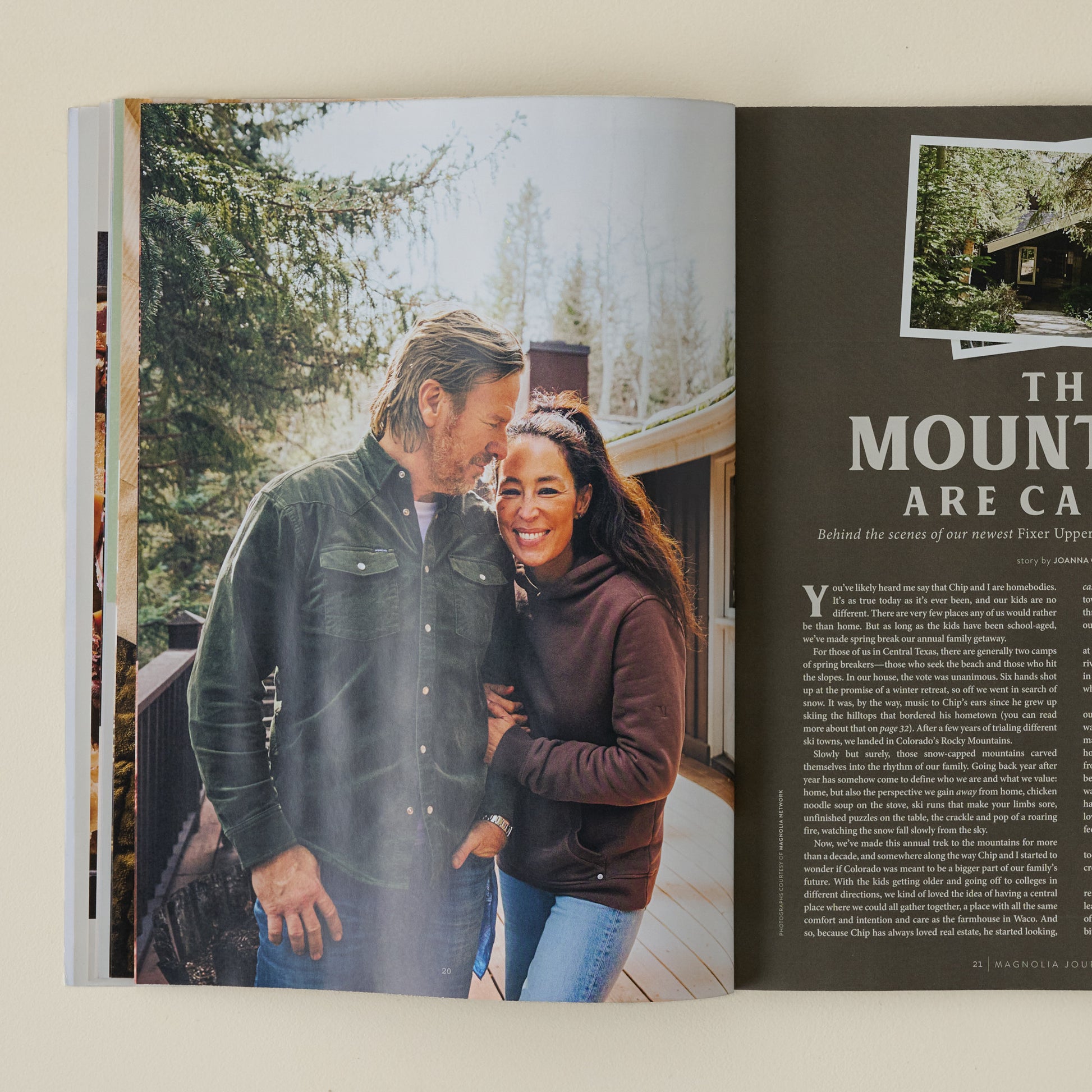 Magnolia 2025 Winter Journal photo captured of Chip and Joanna Gaines