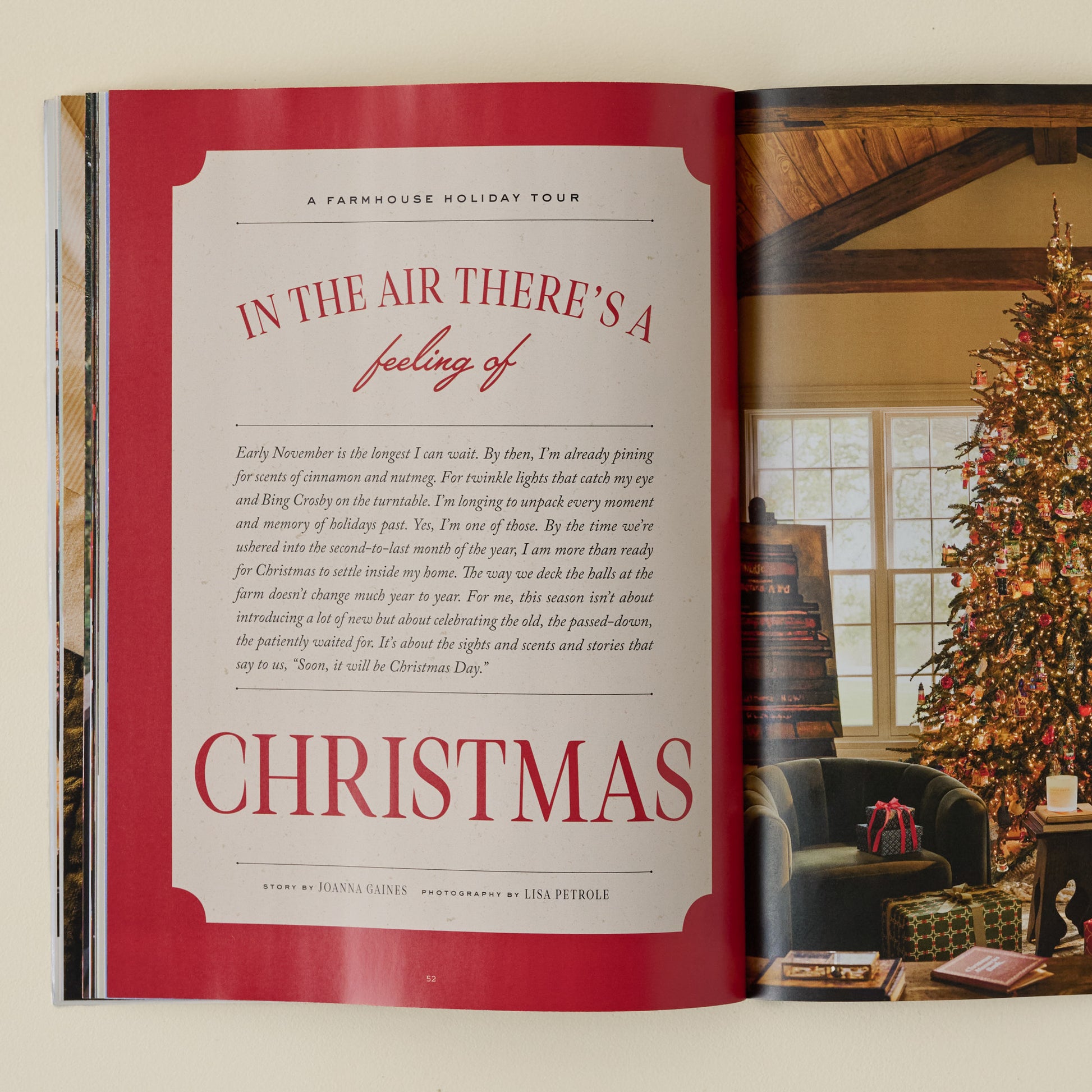 Magnolia Winter 2025 Journal letter of the Farmhouse Holiday Tour