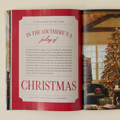 Magnolia Winter 2025 Journal letter of the Farmhouse Holiday Tour