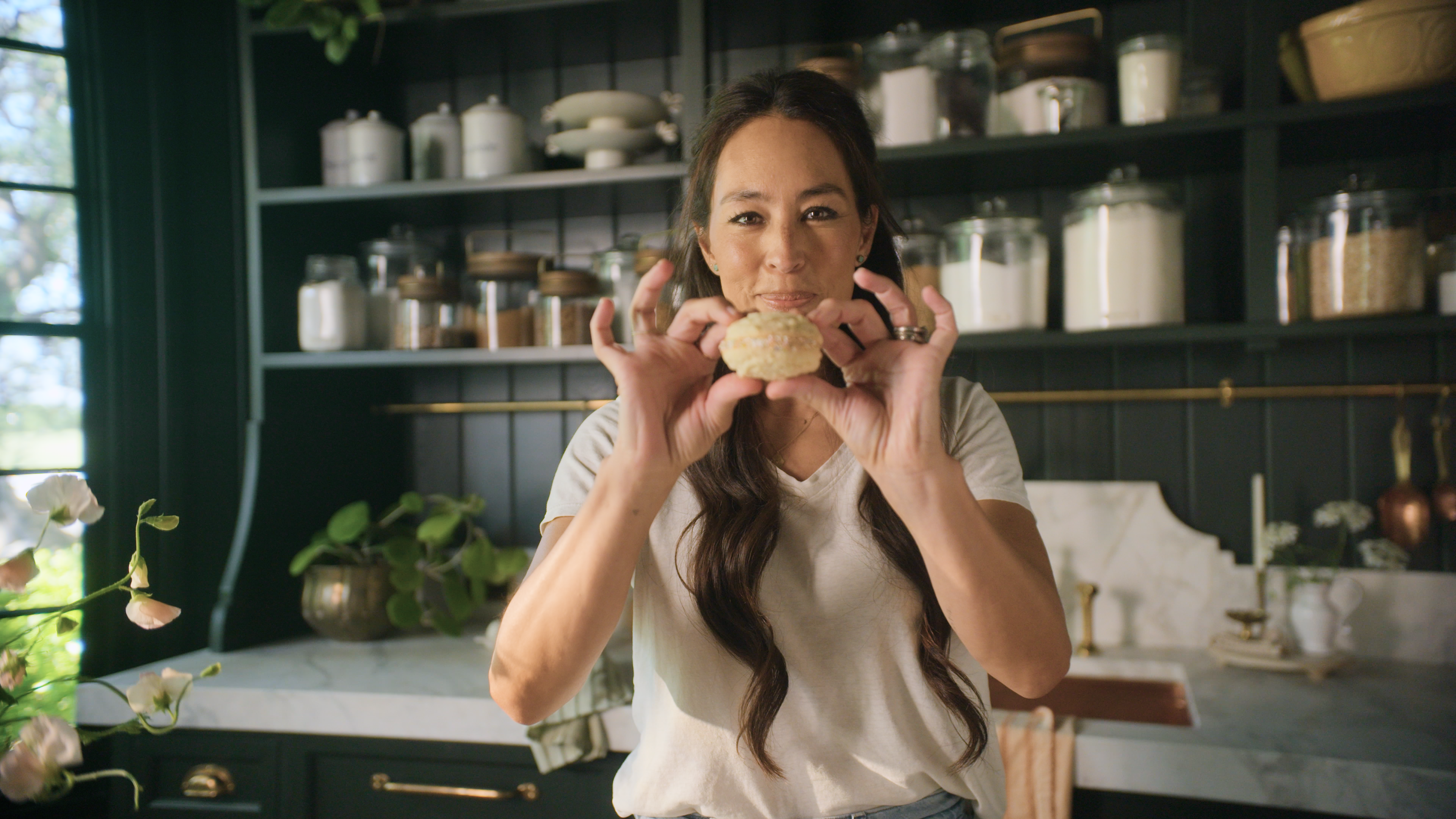 Load video: Classic Sugar Cookies, Jo&#39;s Way: Fill with icing to make a Sugar Cookie Sandwich.