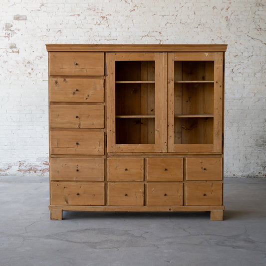 Vintage Danish Pine Cabinet