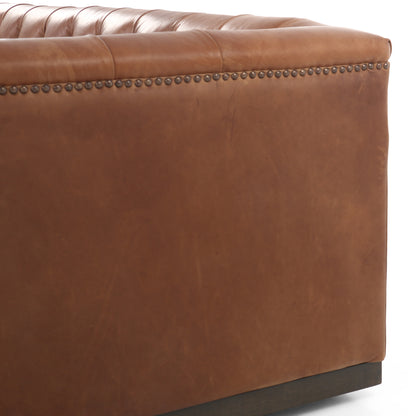 Arlo Leather Sofa detail view