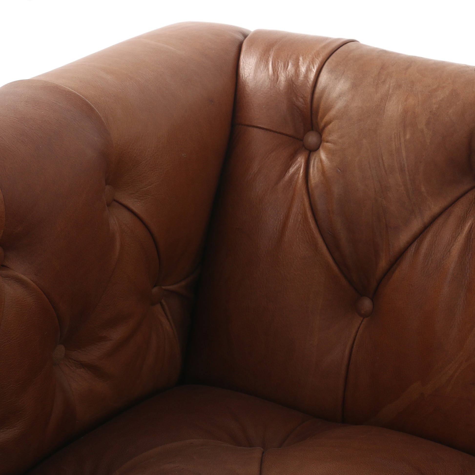 Arlo Leather Sofa detail view