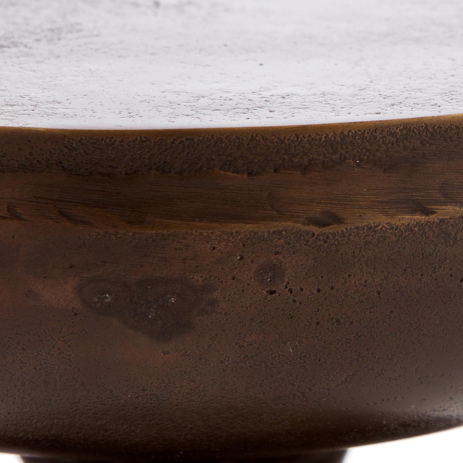Lex End Table close up of top and side of table