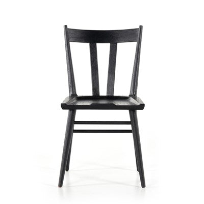 hawkins black oak dining chair for magnolia