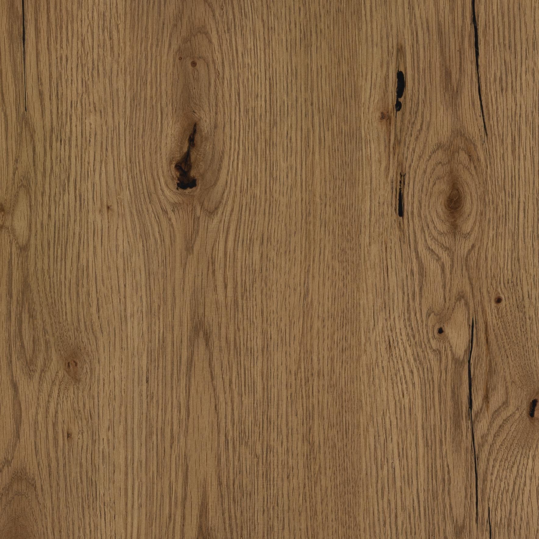 Liam Nightstand in amber oak close up of wood detail