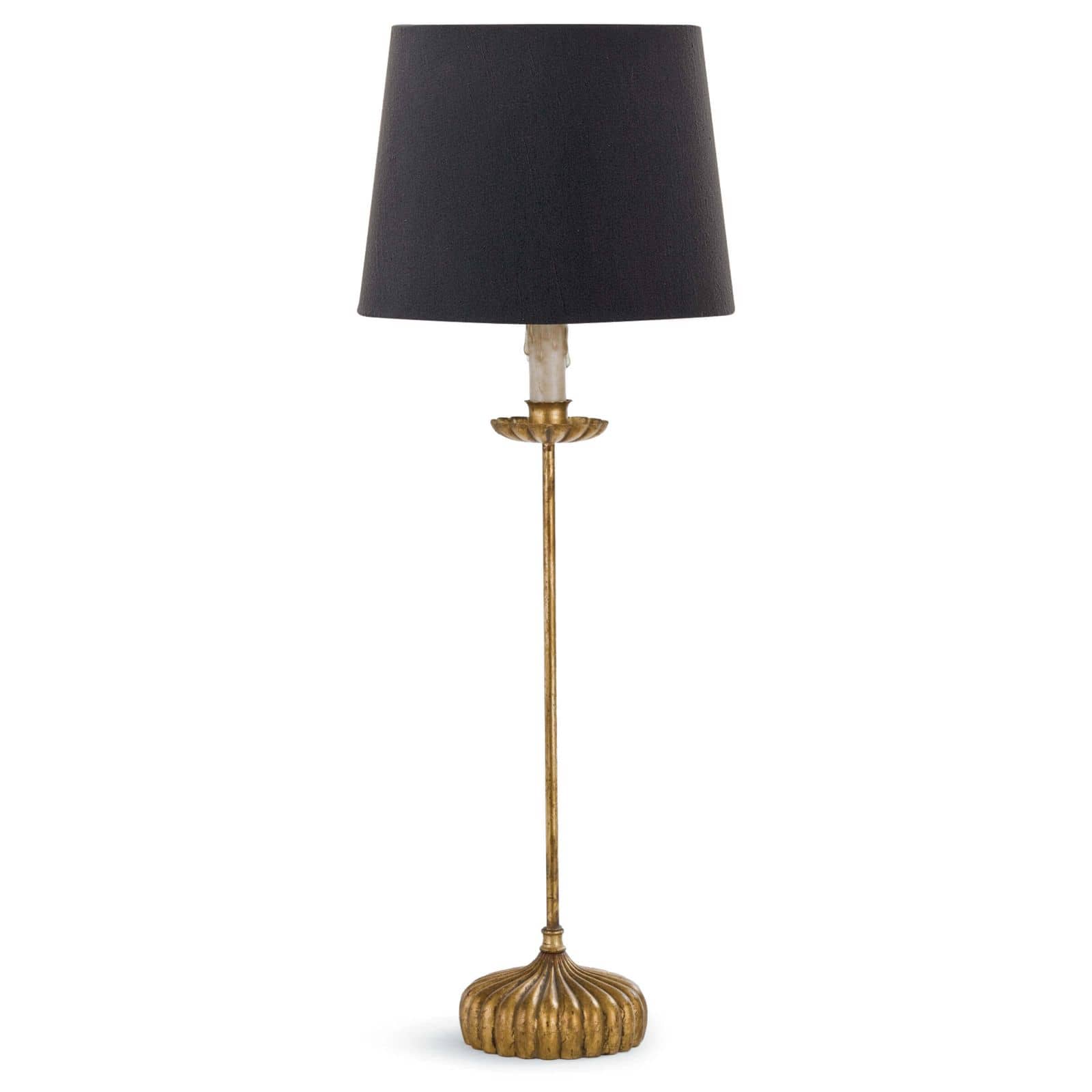 Clove Table Lamp with black shade
