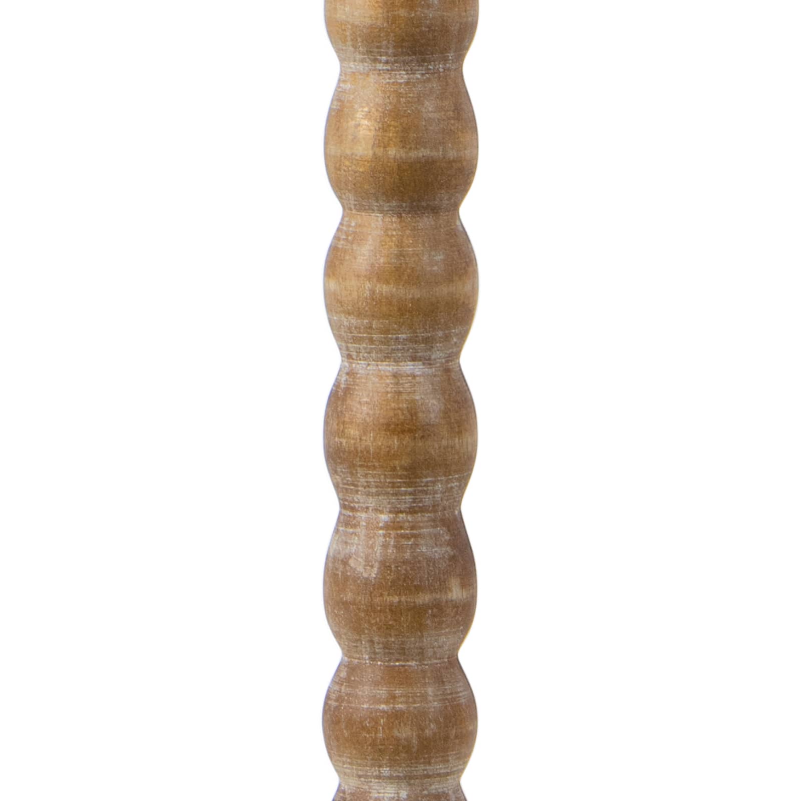 Hughes Birch Wood Table Lamp close up of birch detail