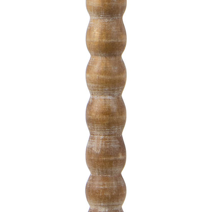 Hughes Birch Wood Table Lamp close up of birch detail