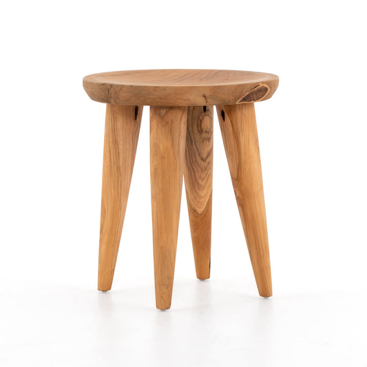 zia teak wood outdoor end table