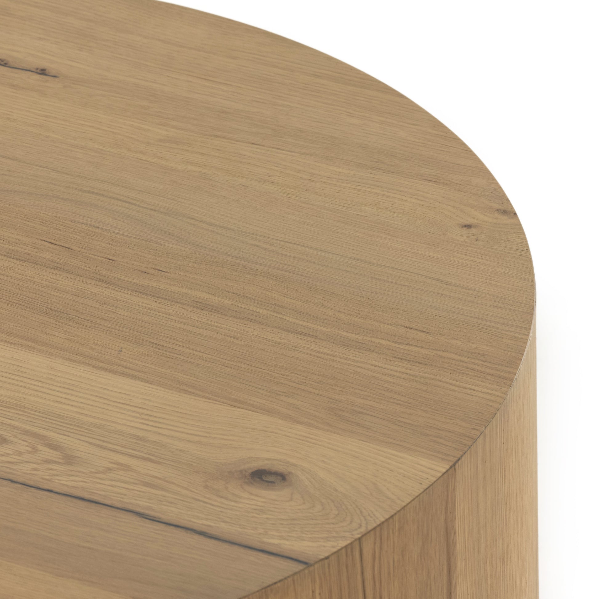 asher round oak veneer coffee table exclusive for magnolia