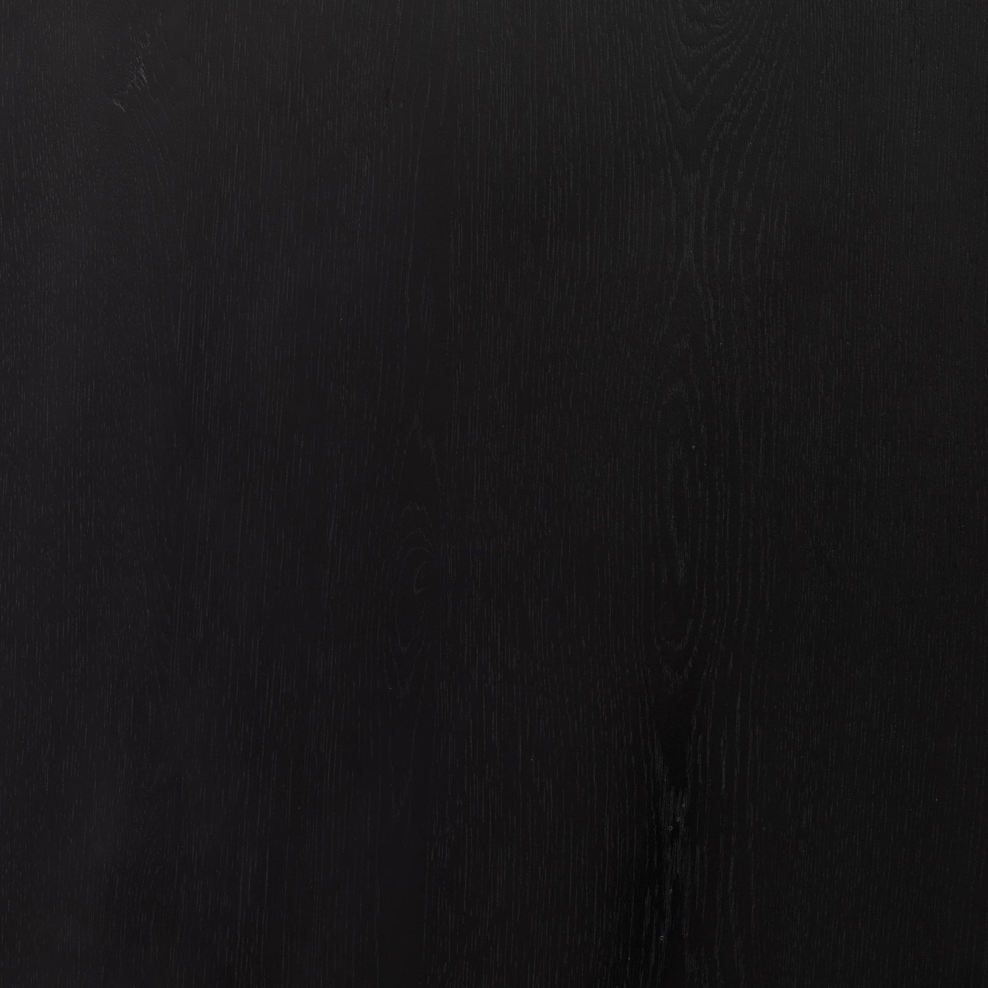 Asher coffee table in black close up of wood detail