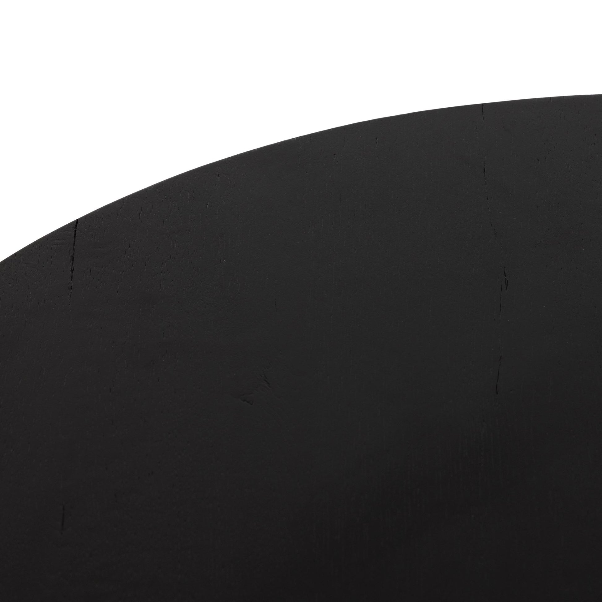 Asher coffee table in black close up of top of table