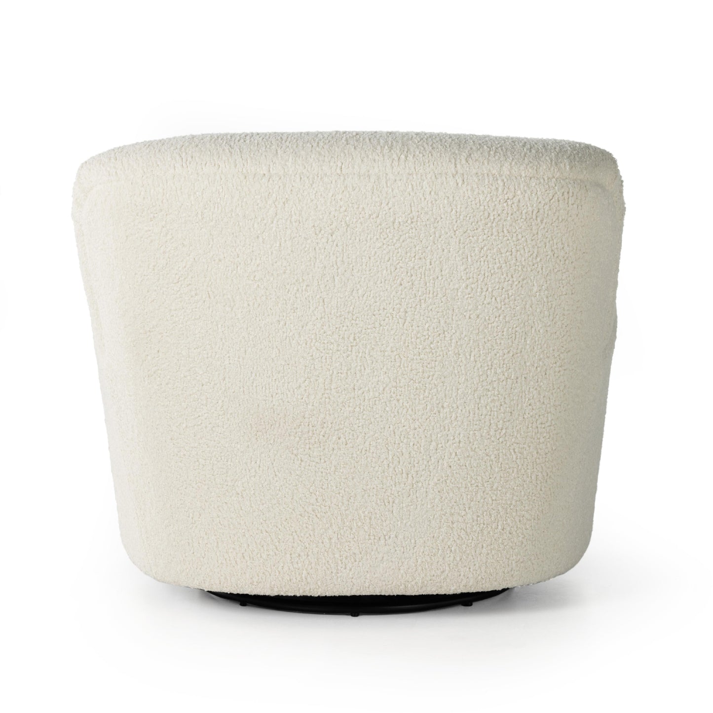 Ruby Swivel Chair in Almond back view