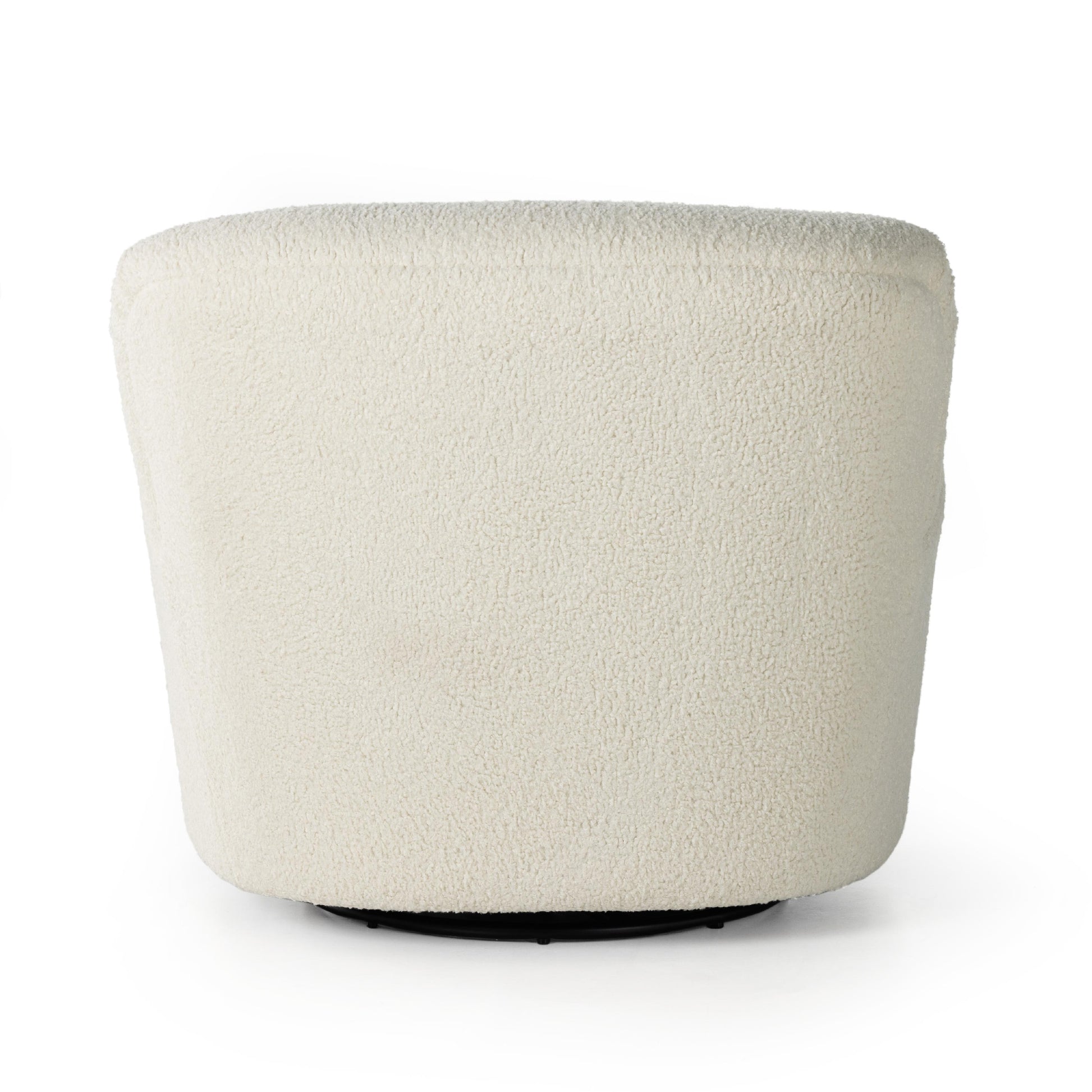 Ruby Swivel Chair in Almond back view